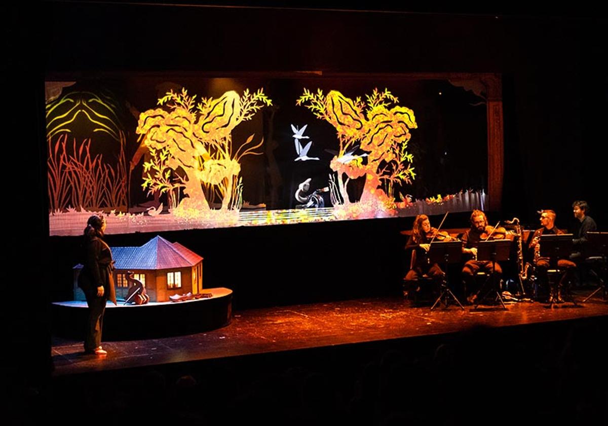 Fragmento de la obra 'Andersen, el patito feo'.