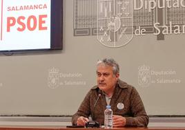 Fernando Rubio, portavoz del PSOE provincial en Salamanca