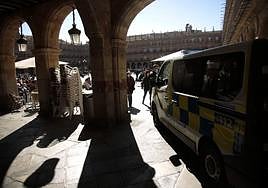 Vehículo de la Policía Local de Salamanca.