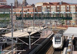 Foto de archivo de la estación de tren de Salamanca