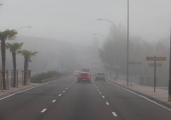 Imagen de archivo, niebla en Salamanca