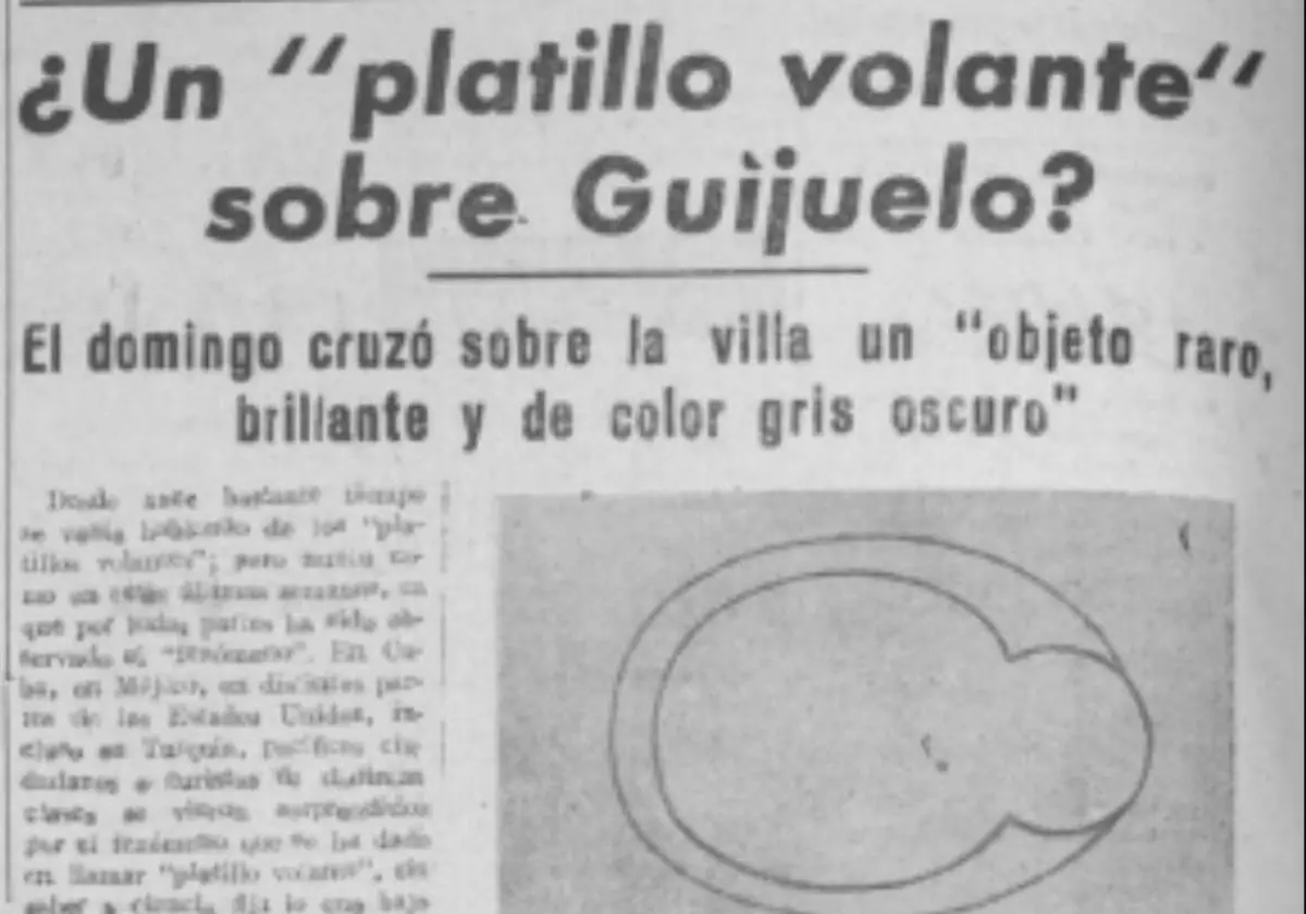 El OVNI de Guijuelo y los ocho días en los que solo se vieron platillos volantes en España