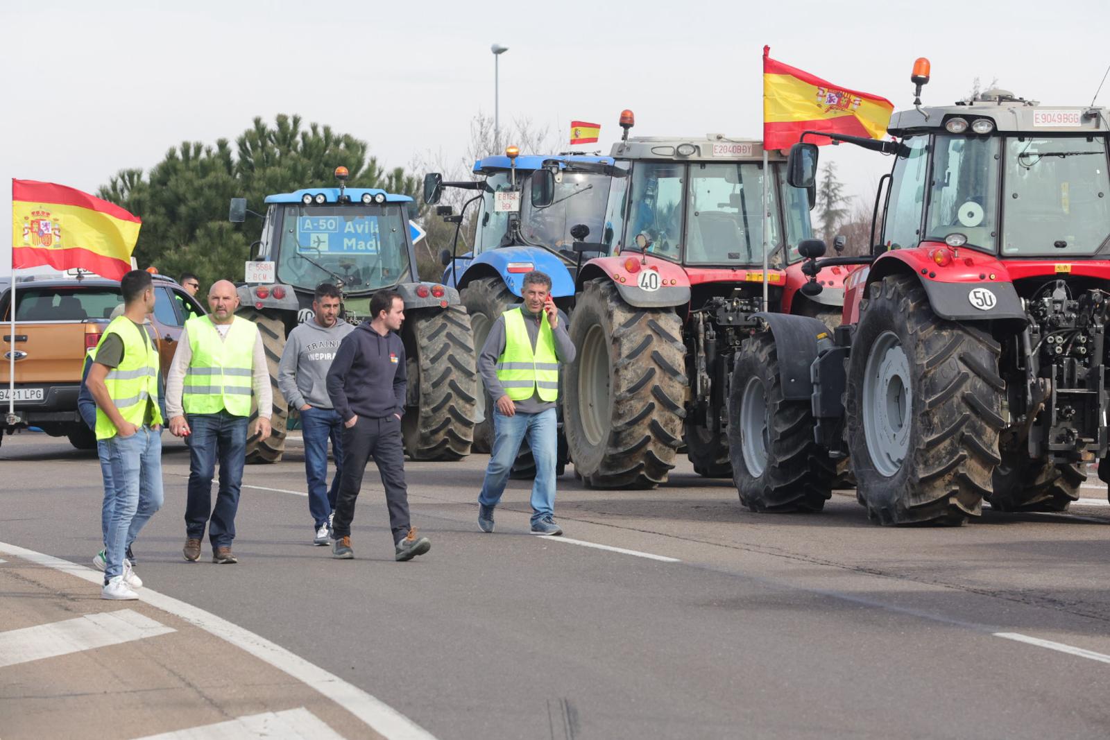 La tractorada de Salamanca, en imágenes