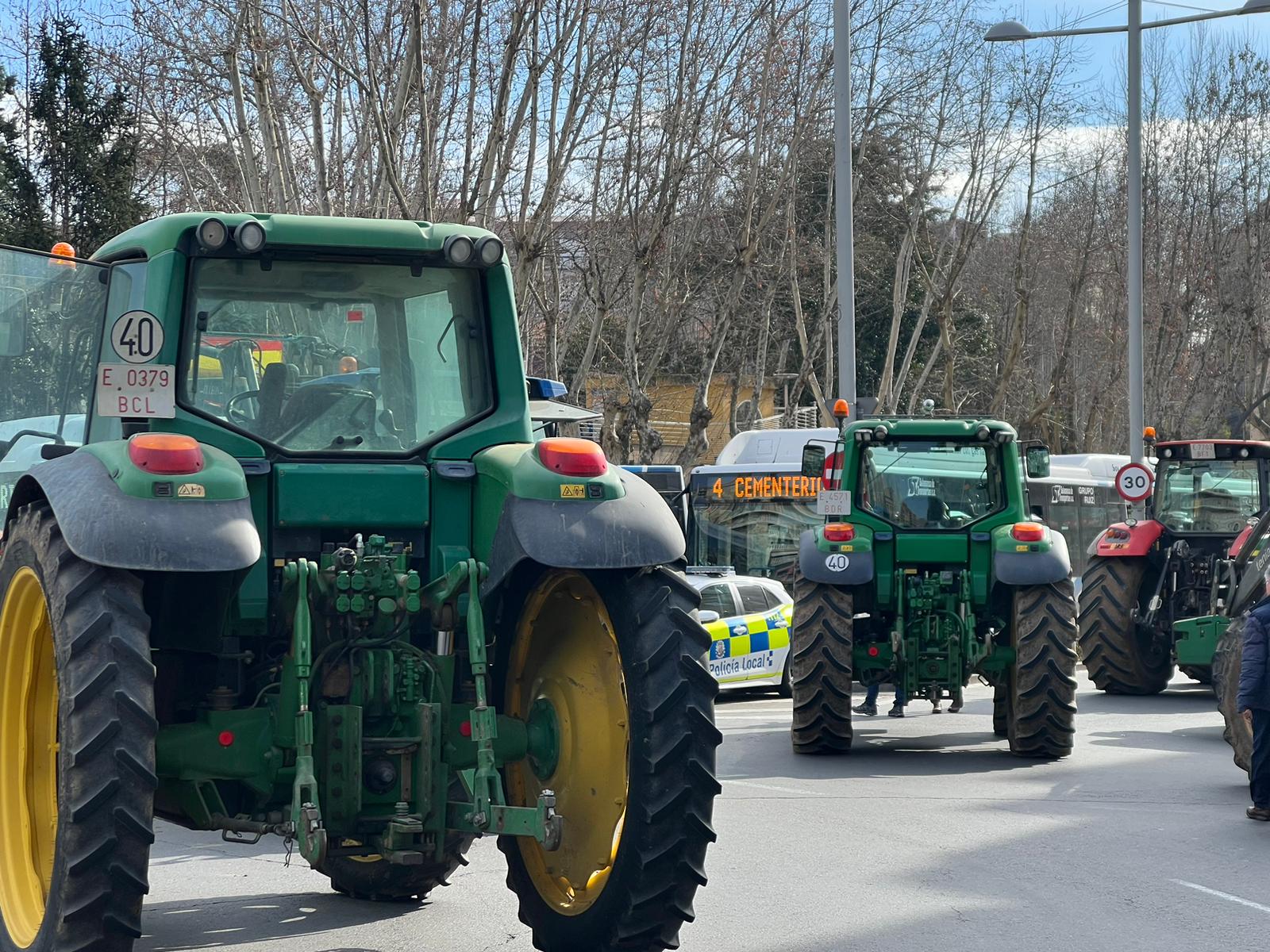 La tractorada de Salamanca, en imágenes