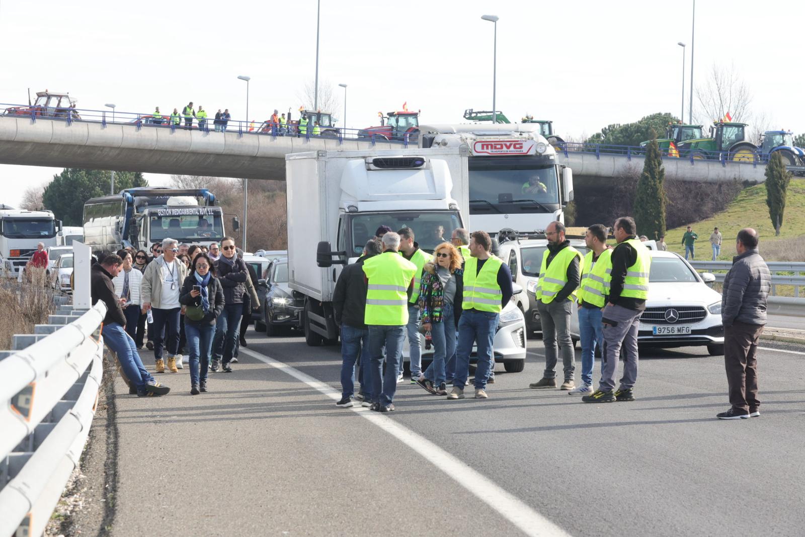 La tractorada de Salamanca, en imágenes