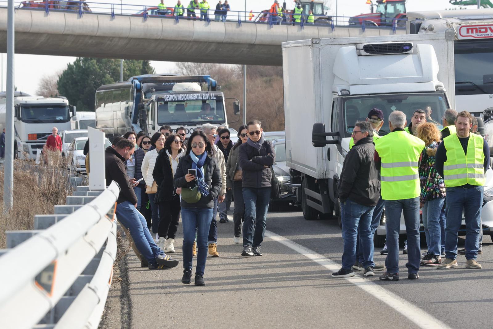 La tractorada de Salamanca, en imágenes