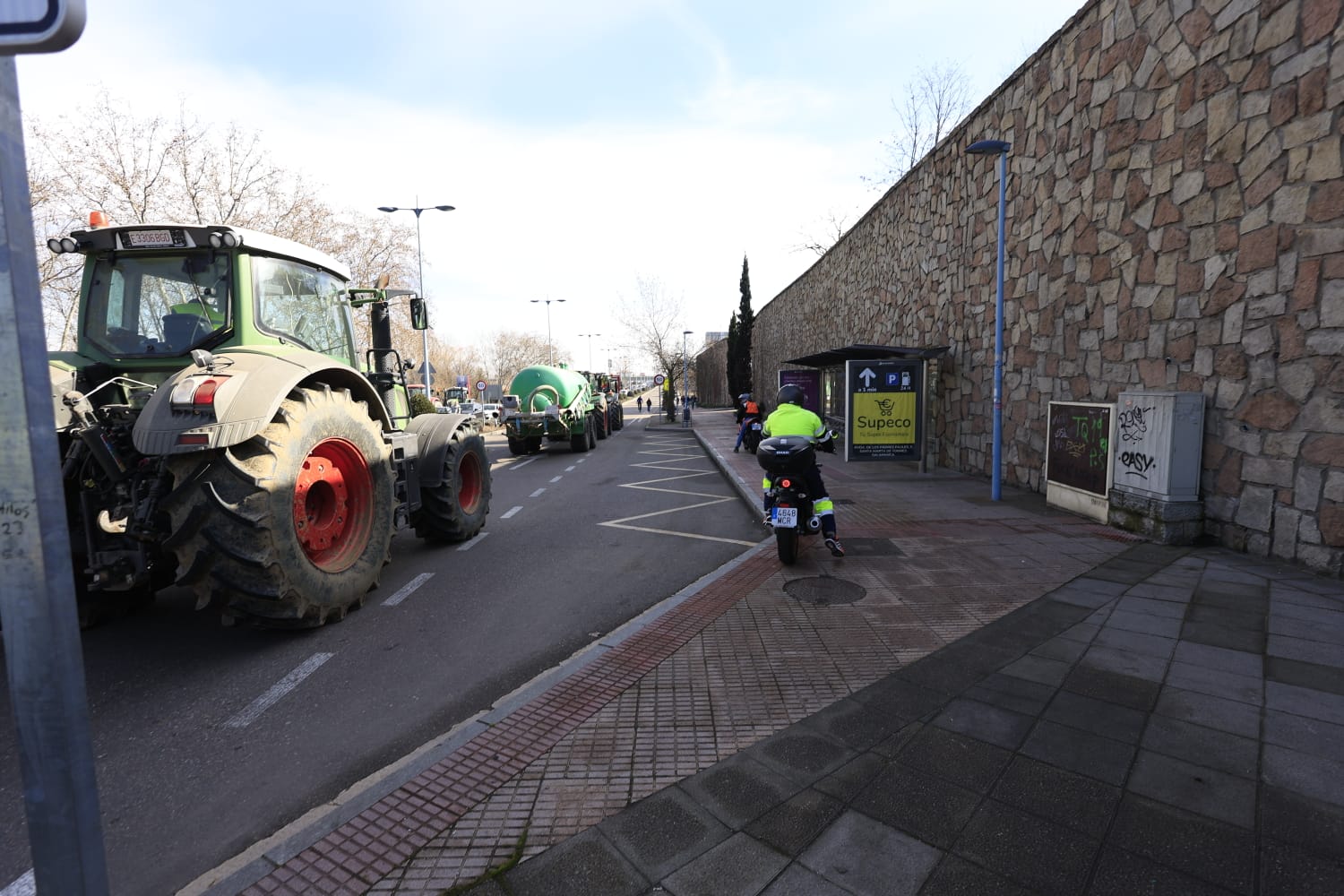 La tractorada de Salamanca, en imágenes