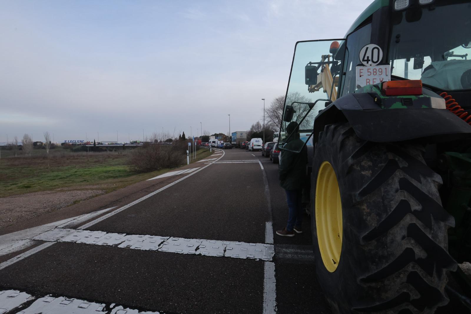 La tractorada de Salamanca, en imágenes