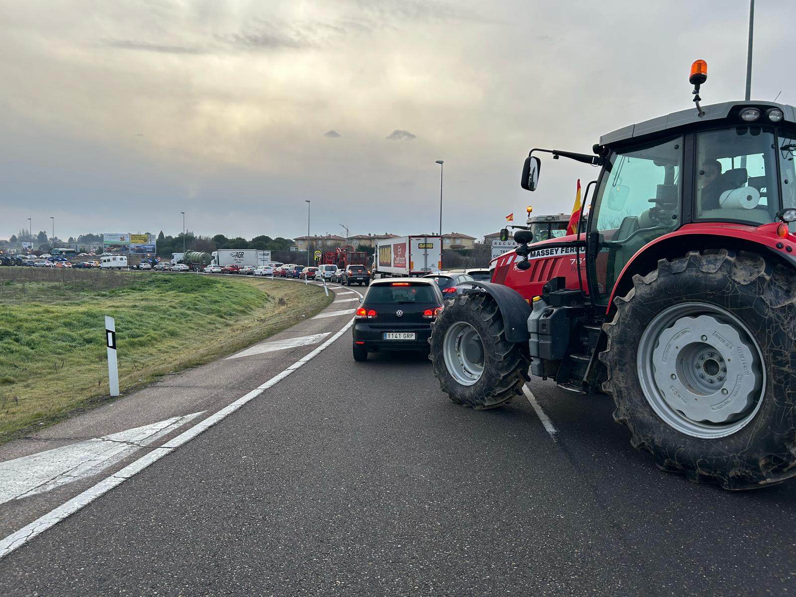 La tractorada de Salamanca, en imágenes