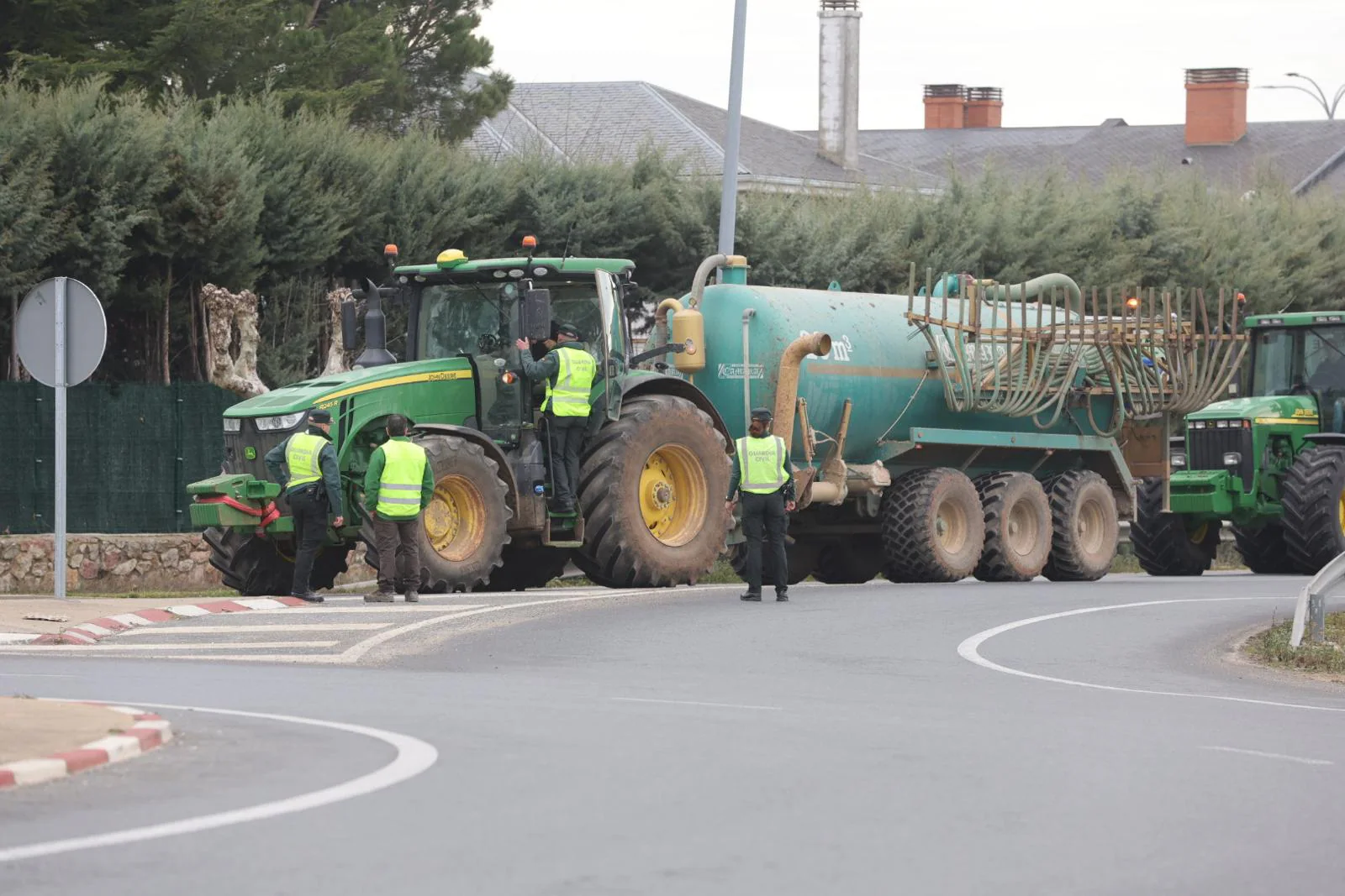 La tractorada de este miércoles en Salamanca, en imágenes
