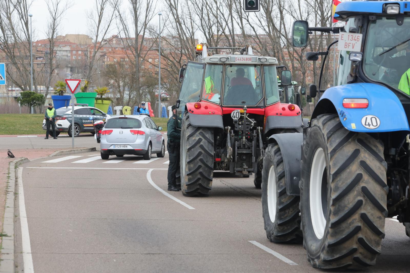 La tractorada de este miércoles en Salamanca, en imágenes