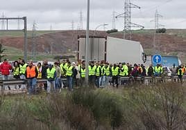La autovía cerrada este jueves por la tractorada.