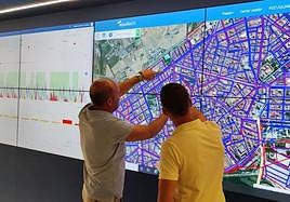 Mapa del proyecto presentado por la Diputación de la mano de Aqualia.