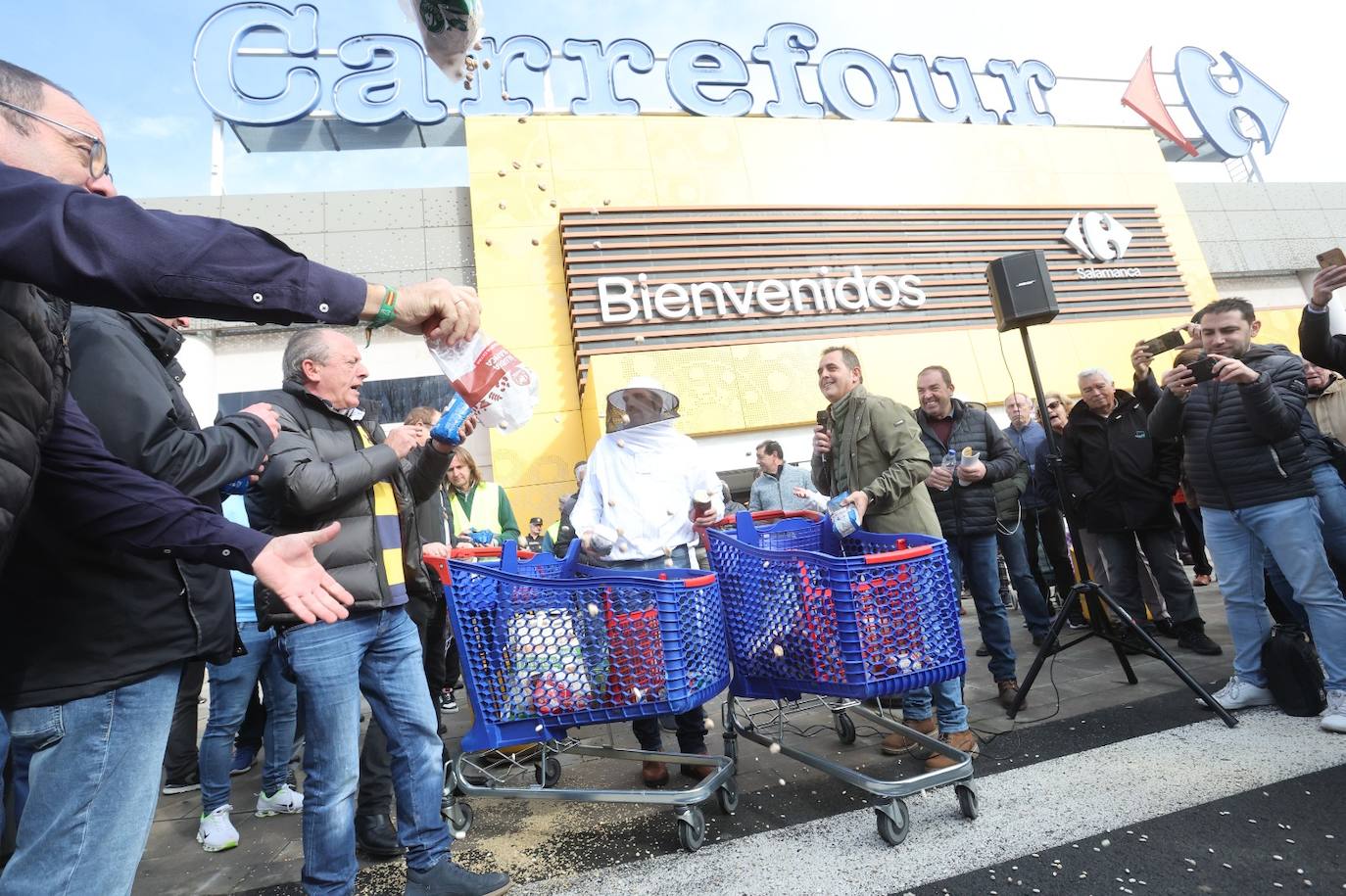 Nuevas protestas de los agricultores salmantinos