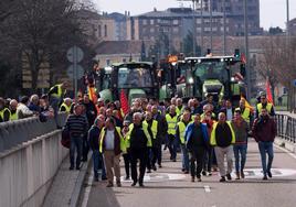 Protestas de los tractores en carreteras españolas