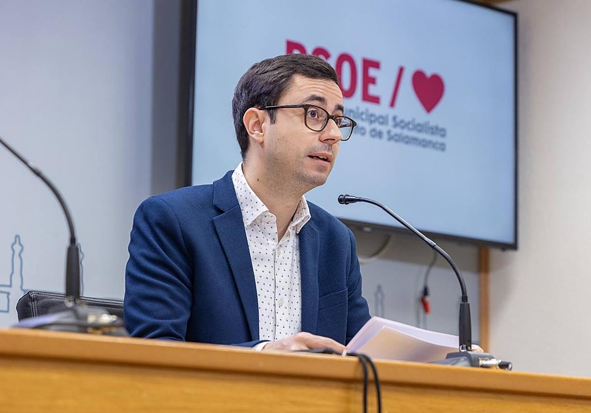 El portavoz municipal del PSOE, José Luis Mateos.