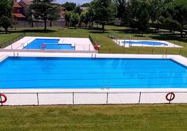 La piscina municipal de Villoria.