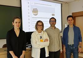 Jesús González Sánchez, Rosario Alonso Domínguez, Natalia Sánchez Aguadero y José Ignacio Recio Rodríguez.