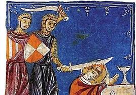 Representación del asesinato de Thomas Becket