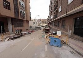 Las interminables obras de la carretera de Ledesma