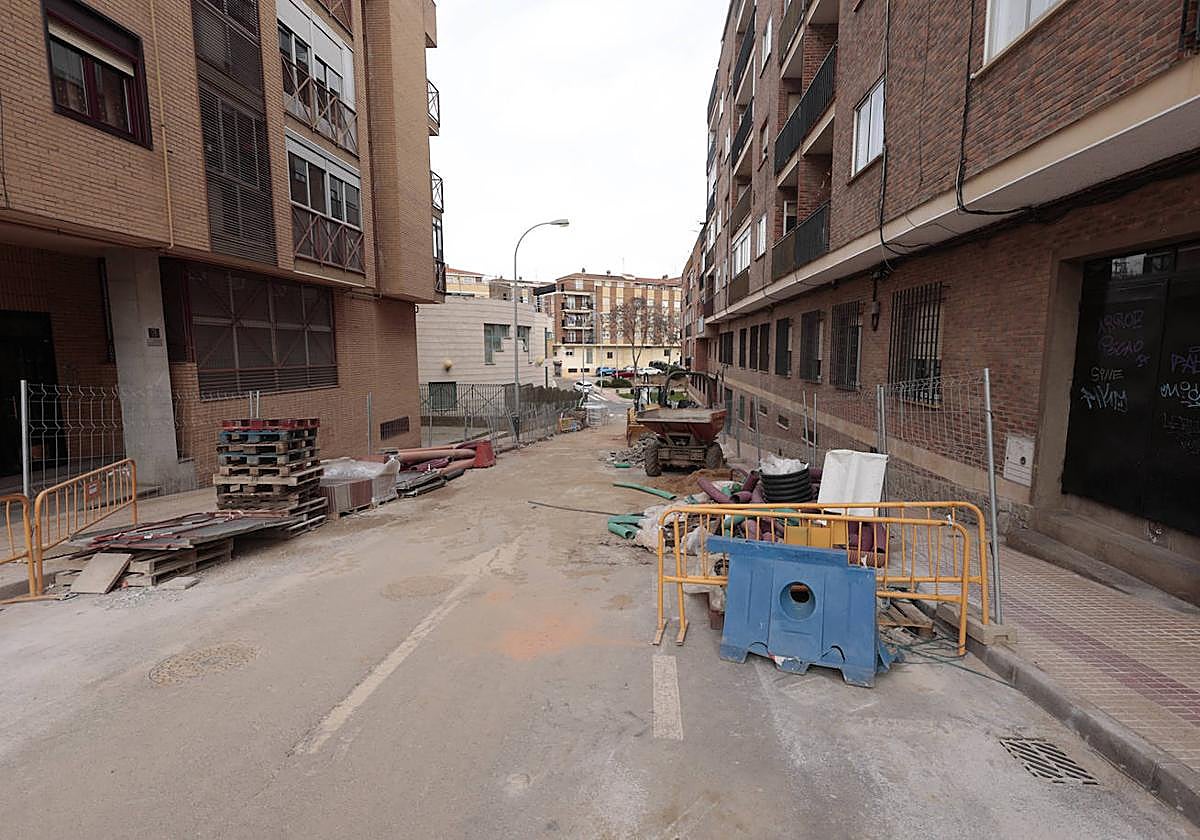 Las interminables obras de la carretera de Ledesma