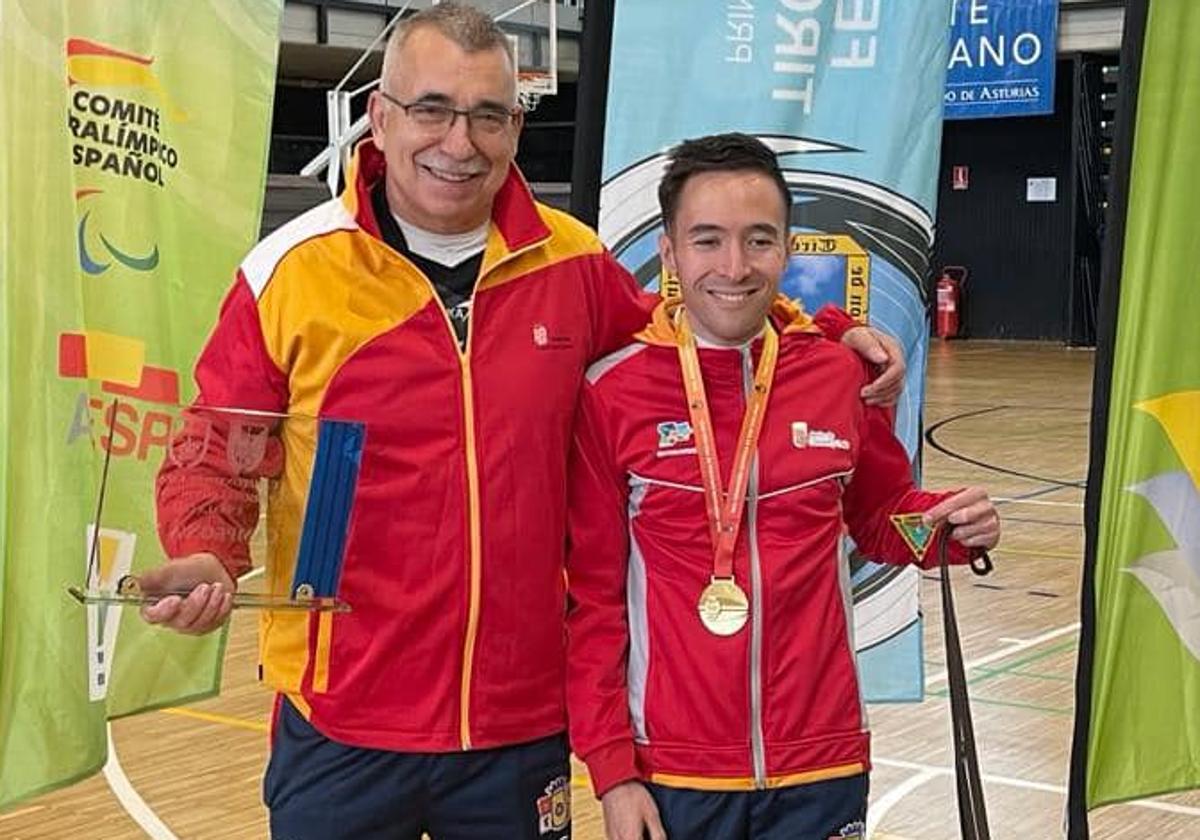 El salmantino Daniel Martín Anaya, campeón nacional de tiro con arco adaptado