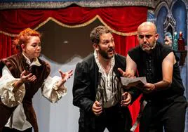 Representación de la obra 'Enigma Shakespeare' a cargo de Teatro de Poniente.