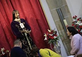 El besapiés de la Congregación de Jesús Rescatado se celebra este viernes