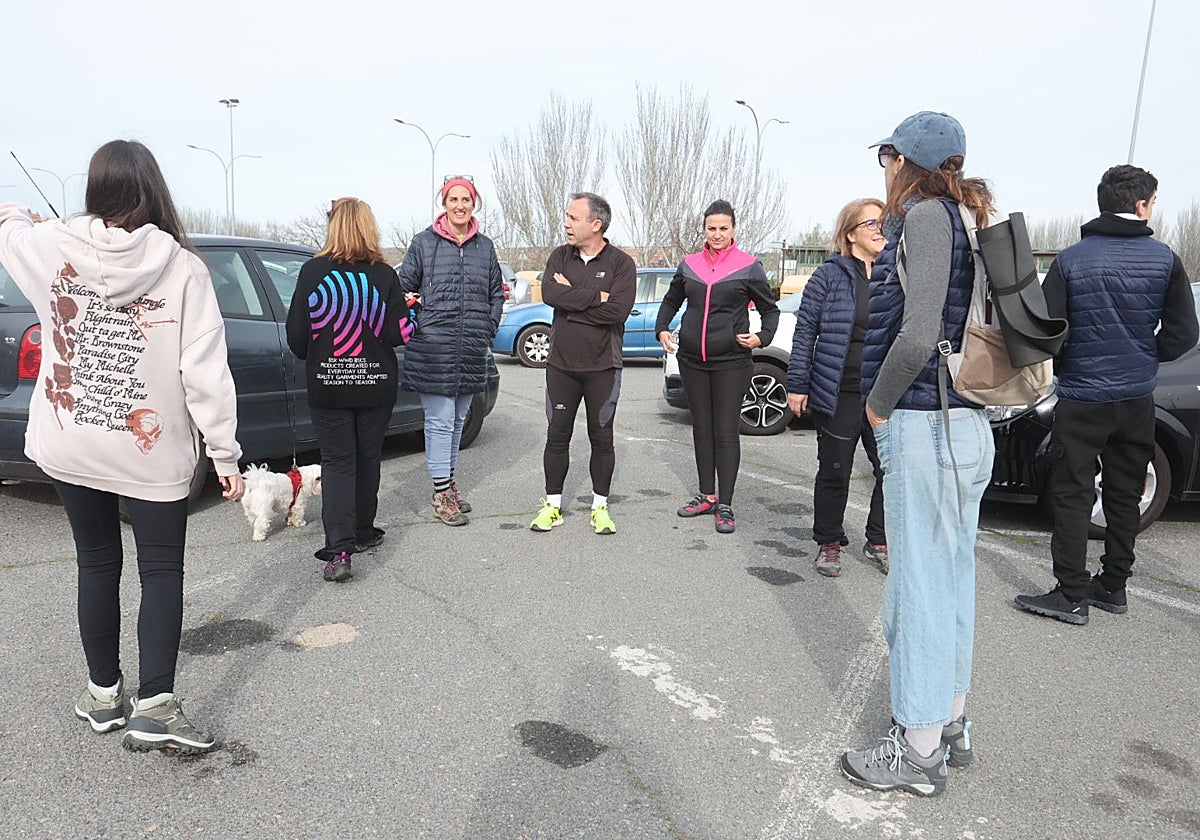 Participantes en la primera salida.