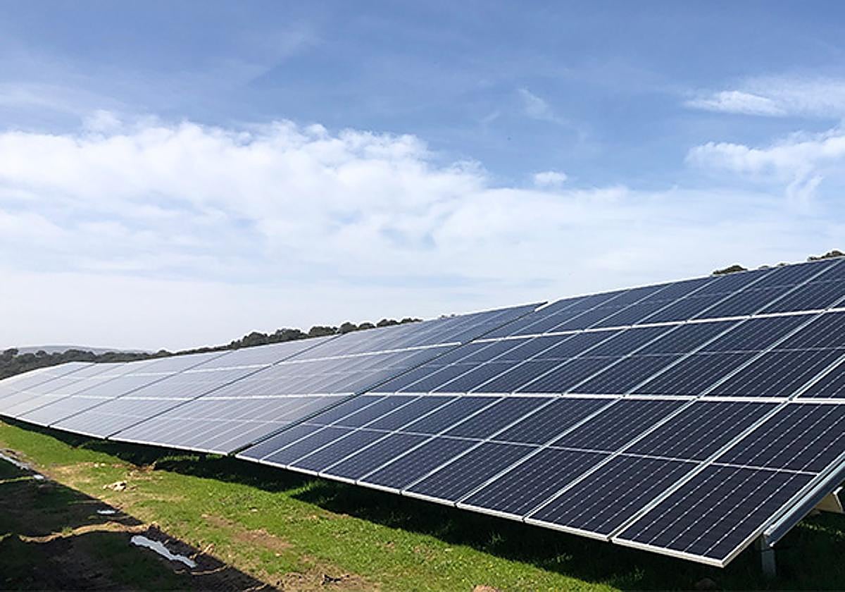 Planta solar de Villarino.