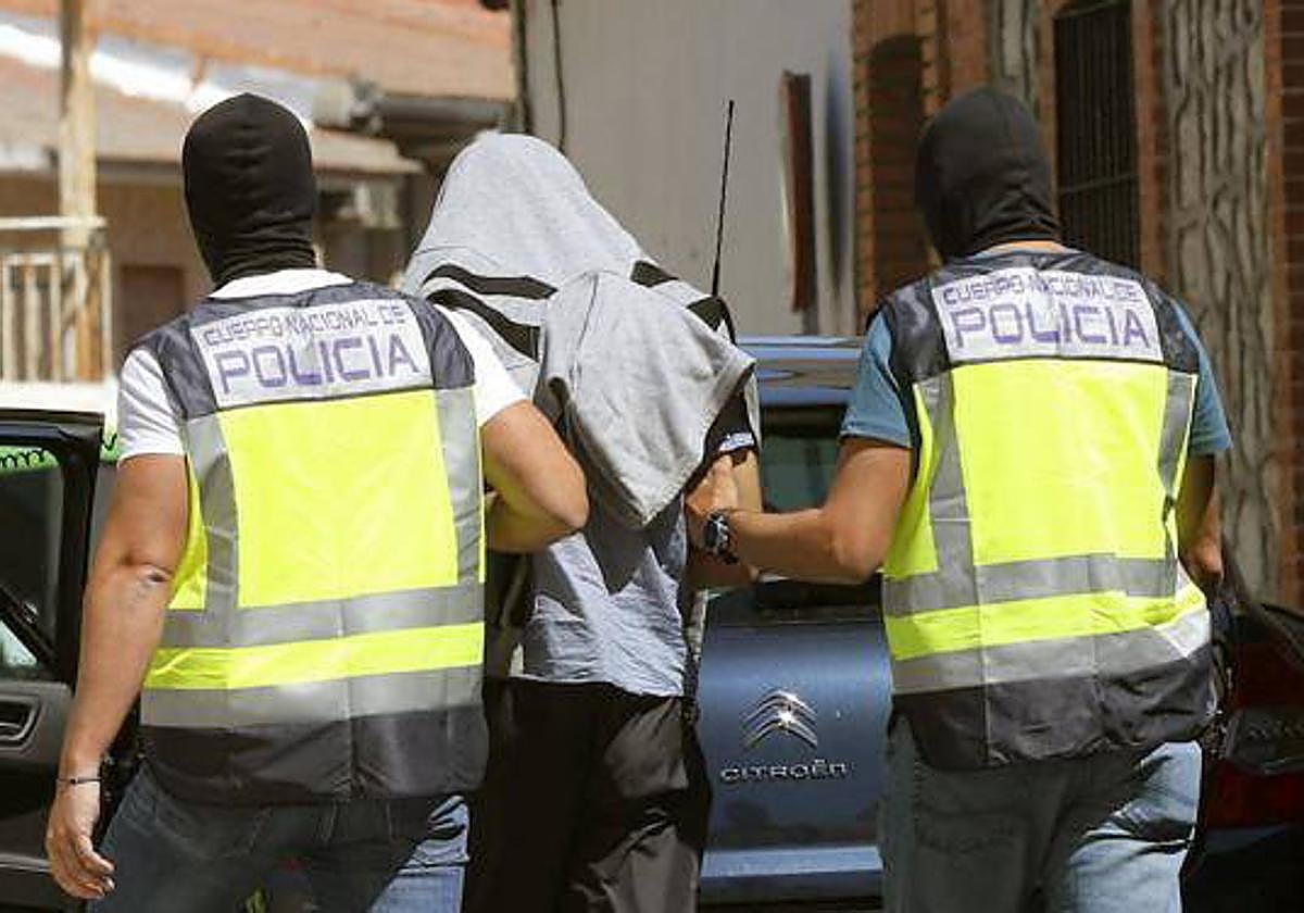 Imagen de archivo de una detención.