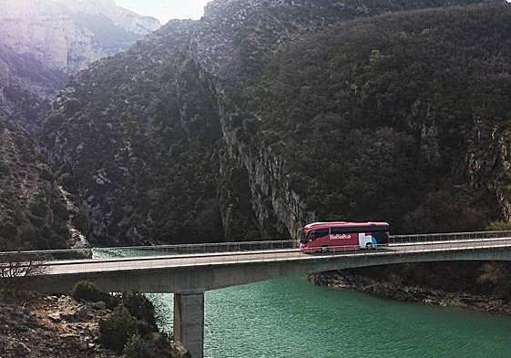 El Blablabus en una de sus rutas.