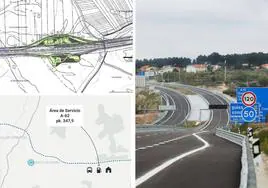 Plano, ubicación y tramo de la autovía en la frontera.