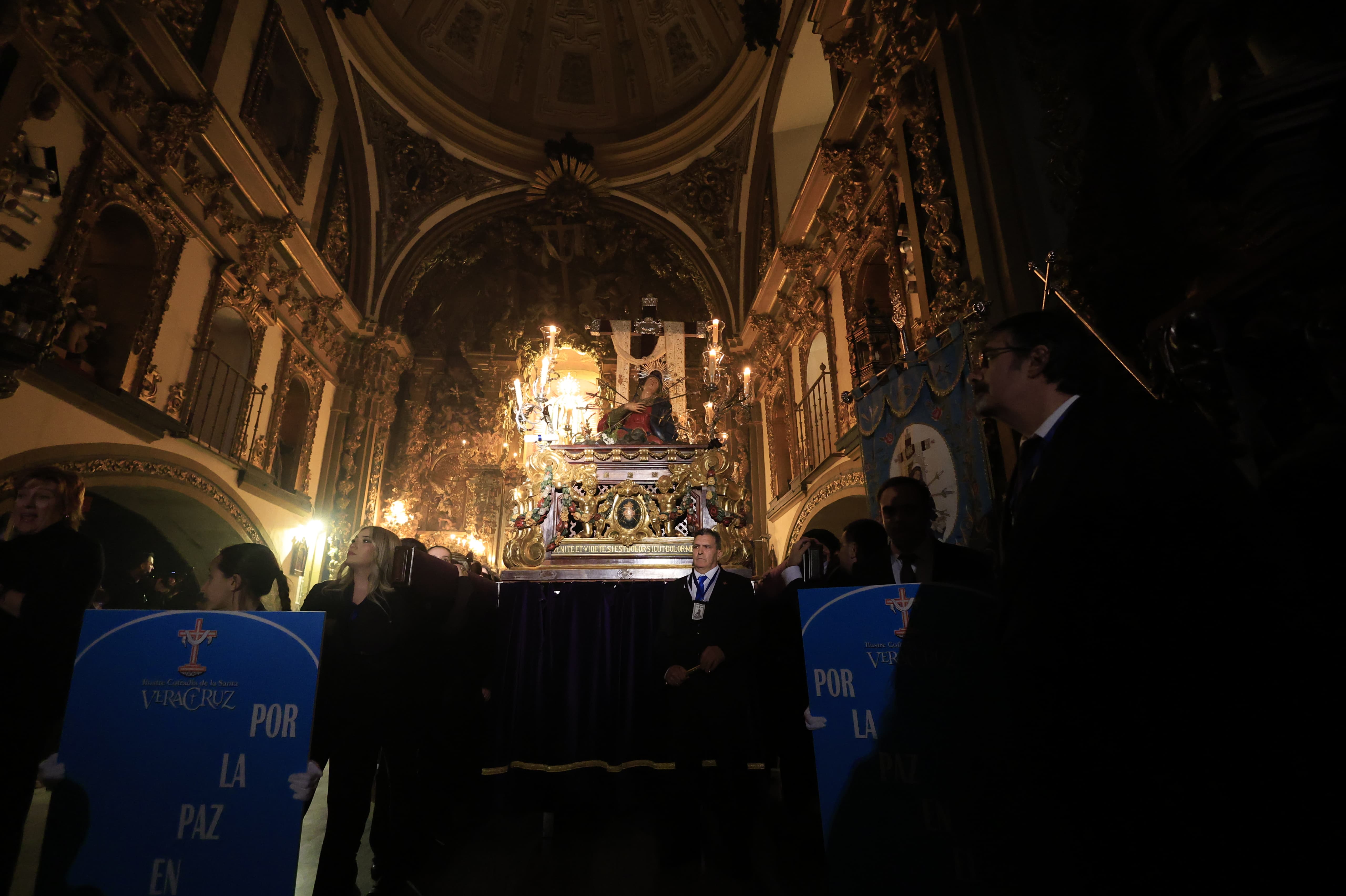 La Virgen de los Dolores y su procesión del Vía Matris abren la Semana Santa