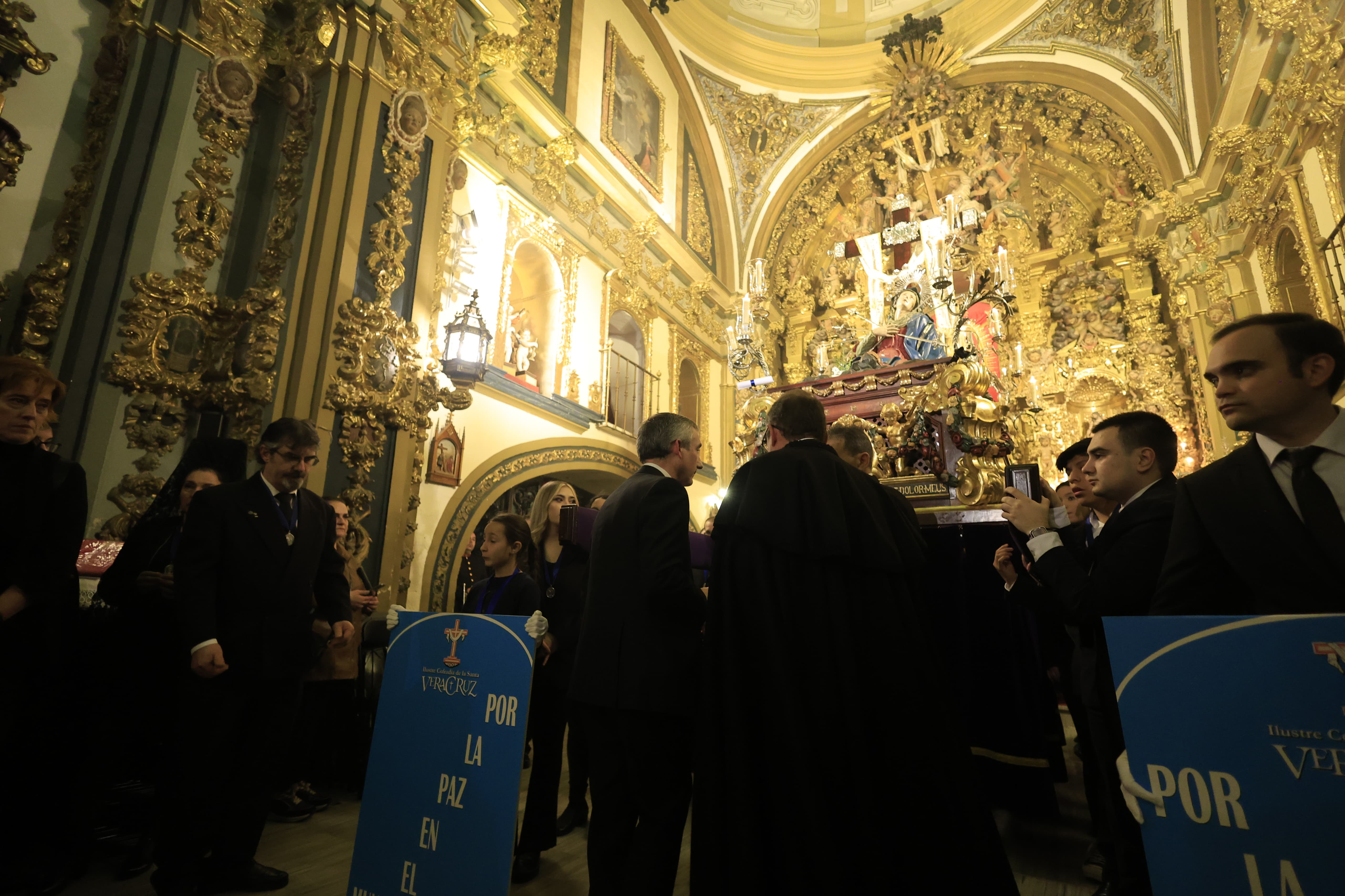 La Virgen de los Dolores y su procesión del Vía Matris abren la Semana Santa