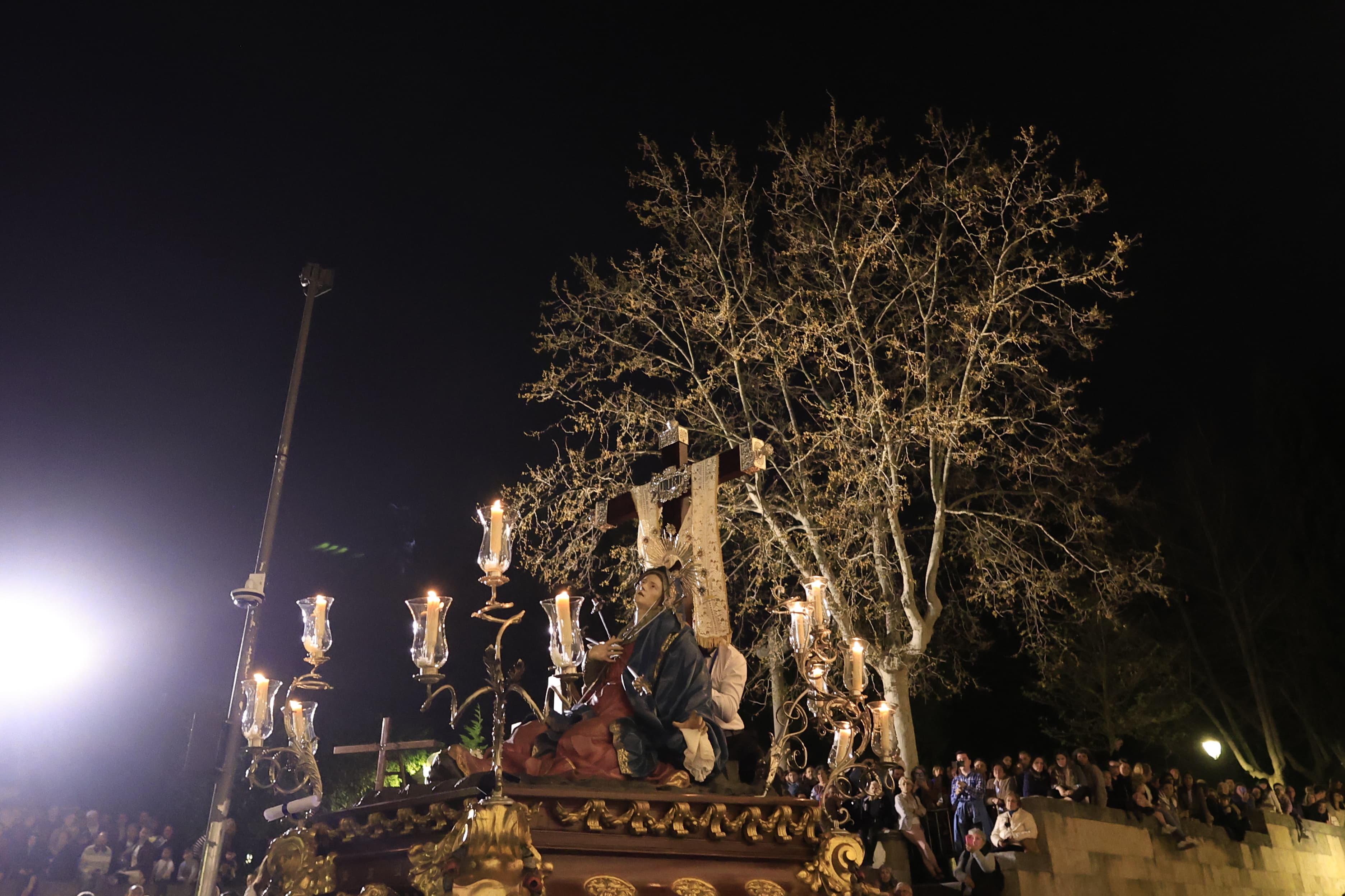 La Virgen de los Dolores y su procesión del Vía Matris abren la Semana Santa