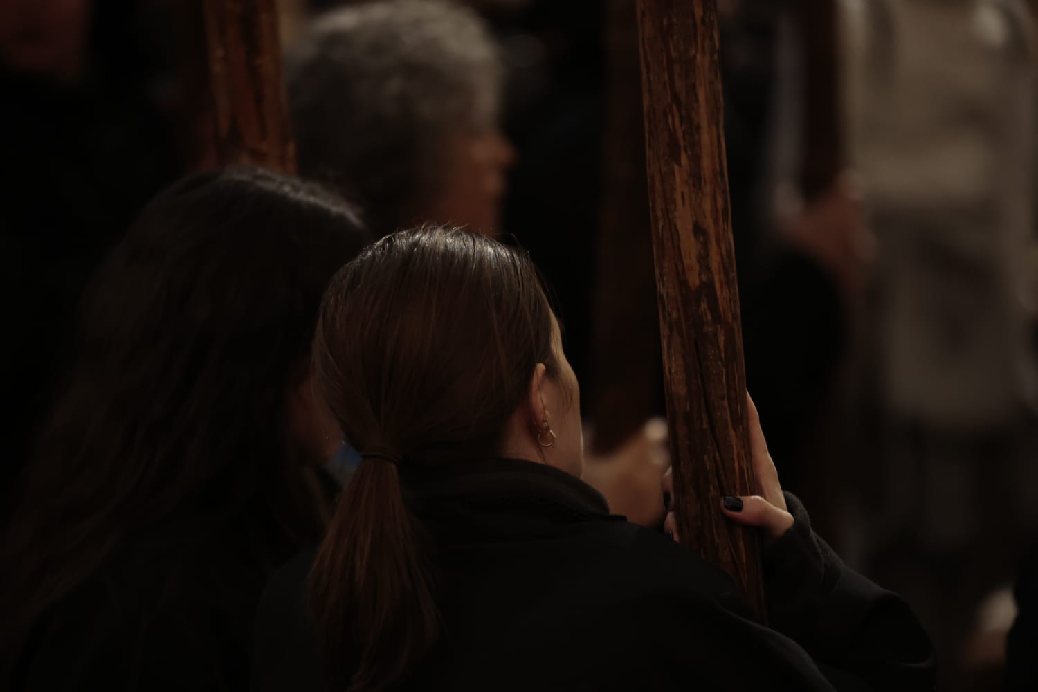 El Santísimo Cristo de la Luz procesiona dentro de la Clerecía tras la cancelación