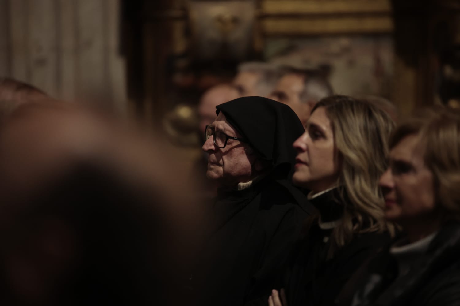 El Santísimo Cristo de la Luz procesiona dentro de la Clerecía tras la cancelación