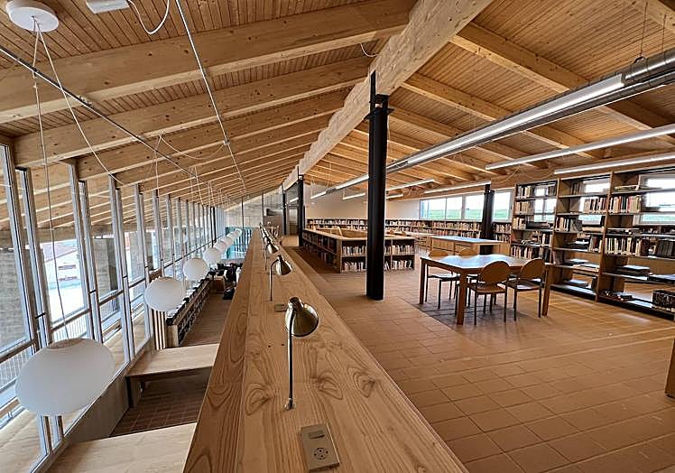 Nueva biblioteca del Centro Cultural.