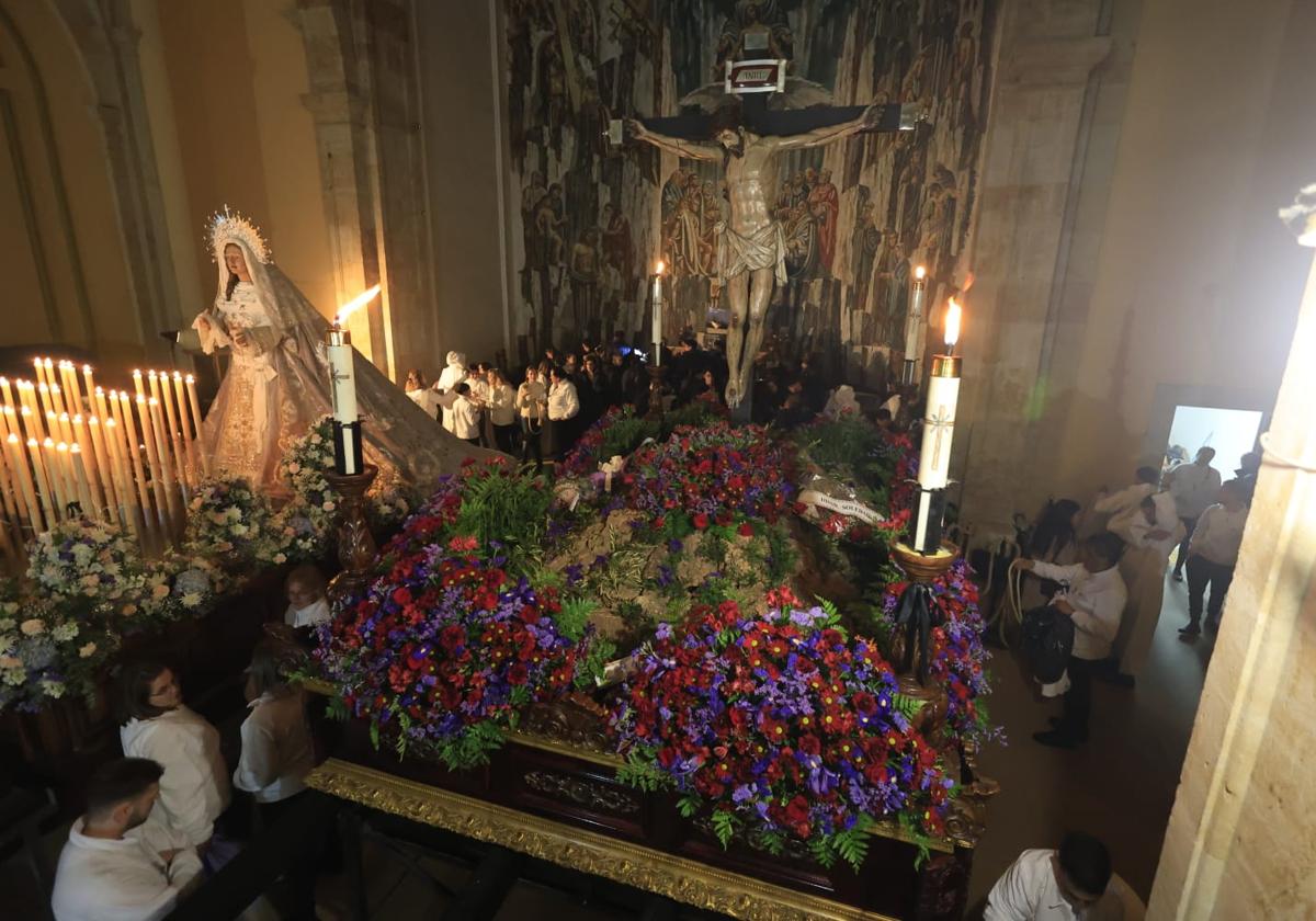El Cristo del Amor y de la Paz, sexta víctima del temporal
