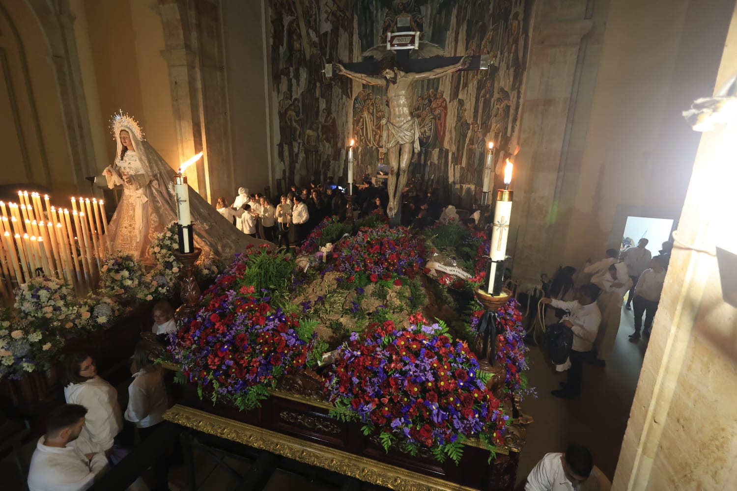 El Cristo del Amor y de la Paz, sexta víctima del temporal
