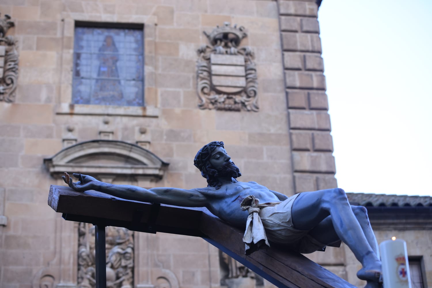 El Rescatado desafía a la lluvia en Salamanca