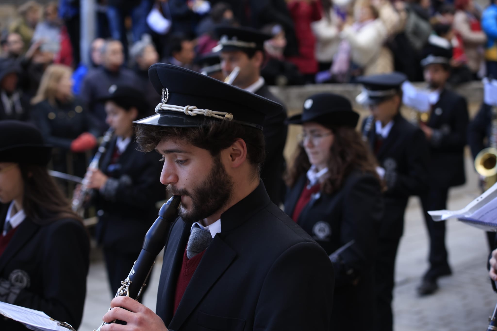 El cielo permite a la Vera Cruz salir en Salamanca