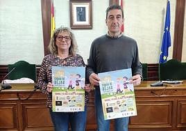 Rubén Martín y Carmen Hernández han presentado la XXXIV edición de la Media Maratón Popular 'Ciudad de Béjar'.