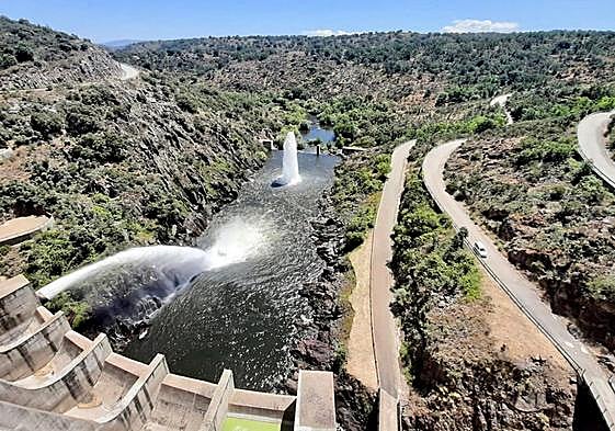 Presa de Irueña en Salamanca.