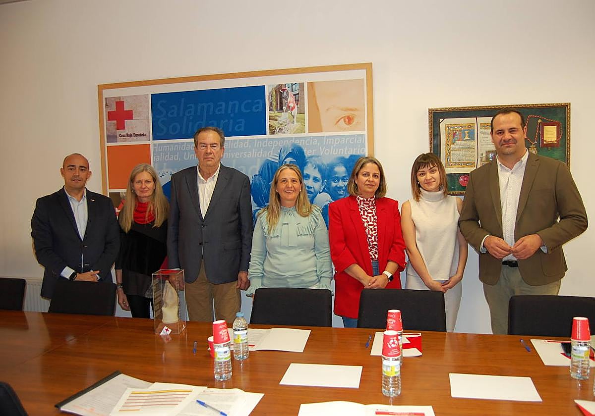 Carlos Santos, Nieves Sánchez, Pedro Pérez, M Teresa Pérez, Elena Borrego, Yuliia Shemelyak y David Mingo.