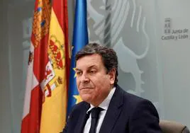 El consejero de la Presidencia de la Junta de Catilla y León, Luis Miguel González Gago.