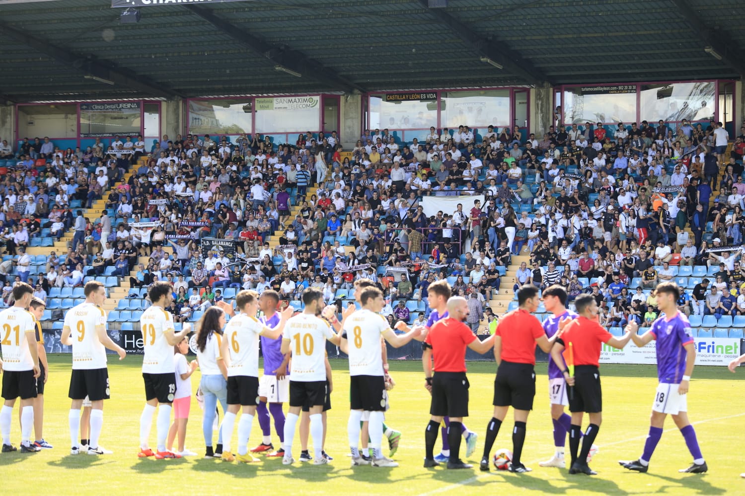 El partido entre el Salamanca UDS y el Palencia CF, en imágenes