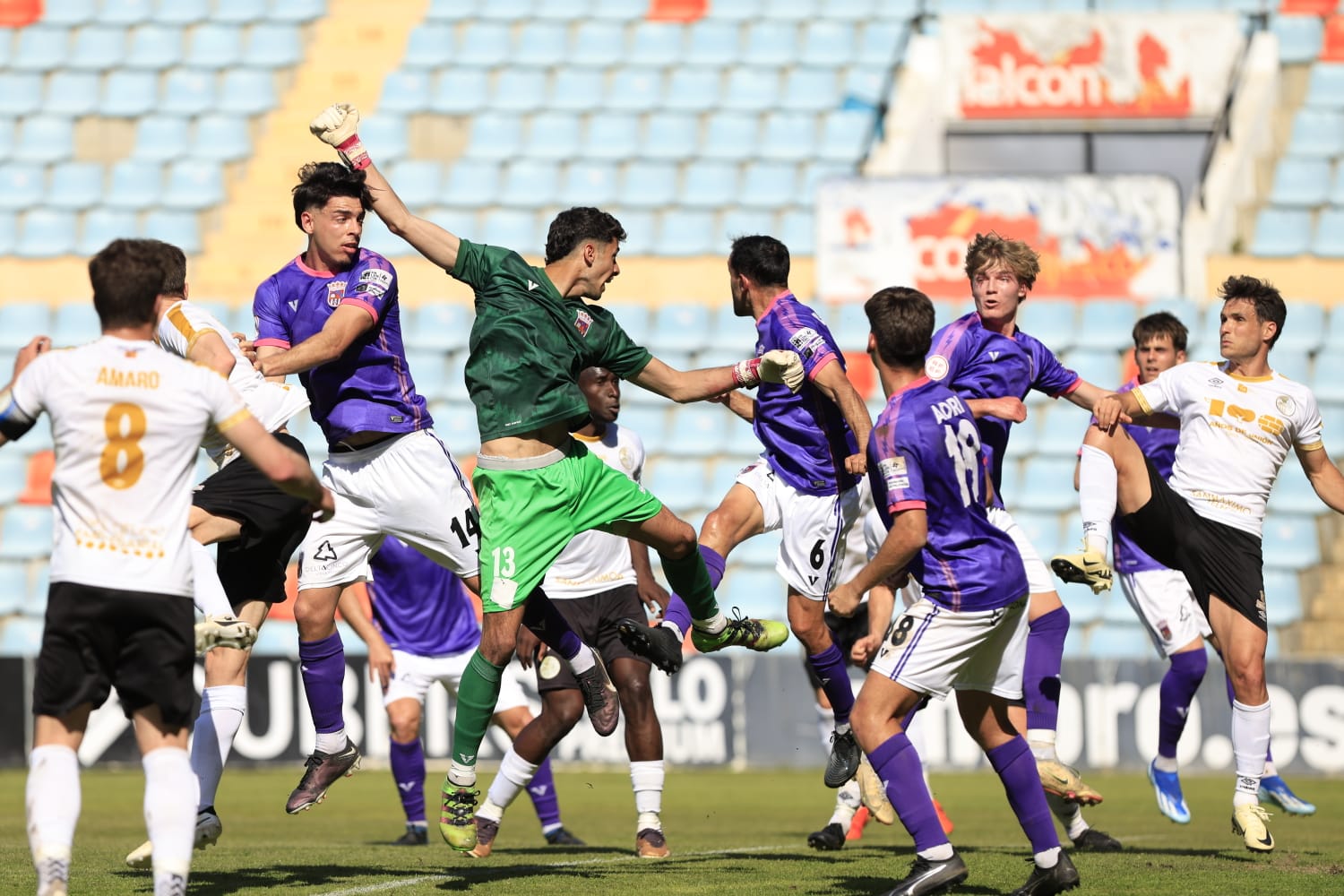 El partido entre el Salamanca UDS y el Palencia CF, en imágenes