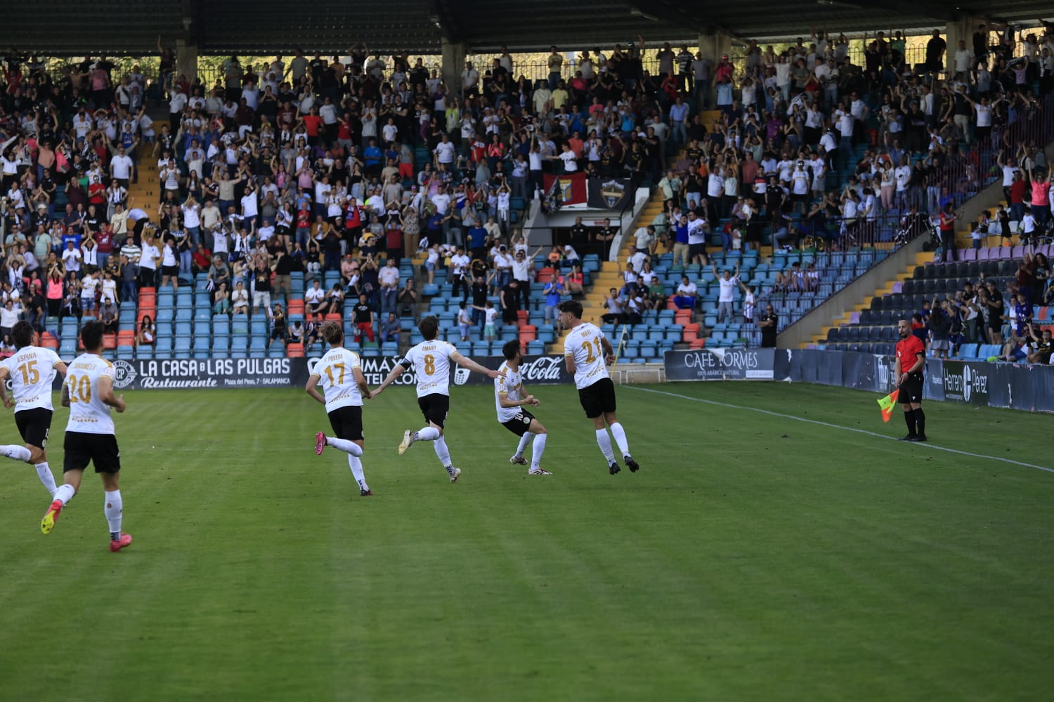 El partido entre el Salamanca UDS y el Palencia CF, en imágenes